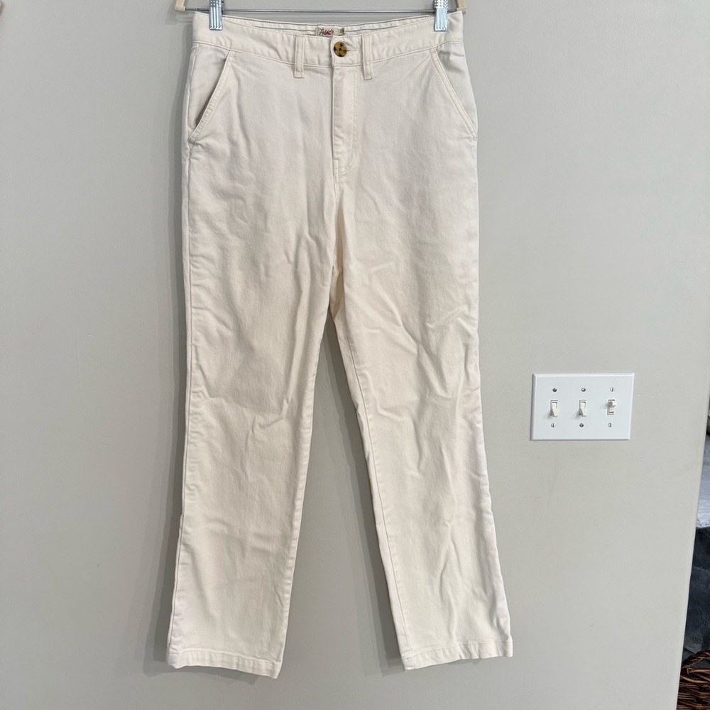 Faherty Straight Leg Endless Chino Pant in Natural - Picture 2 of 7